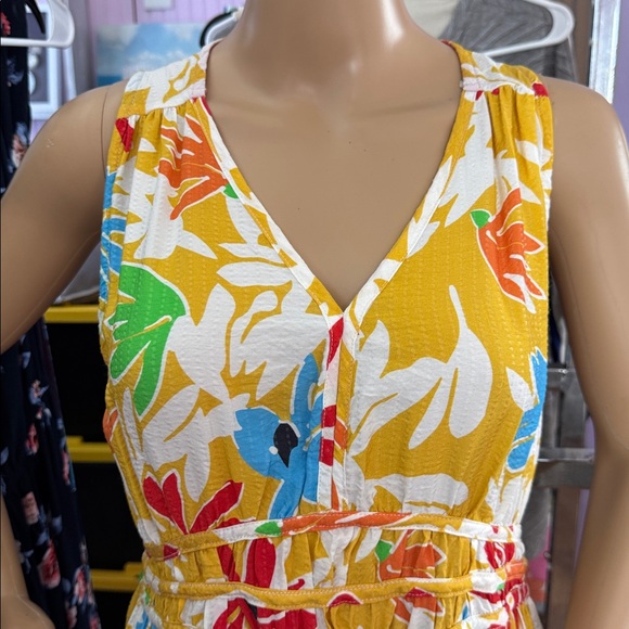 Umgee Vibrant Floral V-Neck Maxi Dress - Size Small spring - Picture 5 of 6